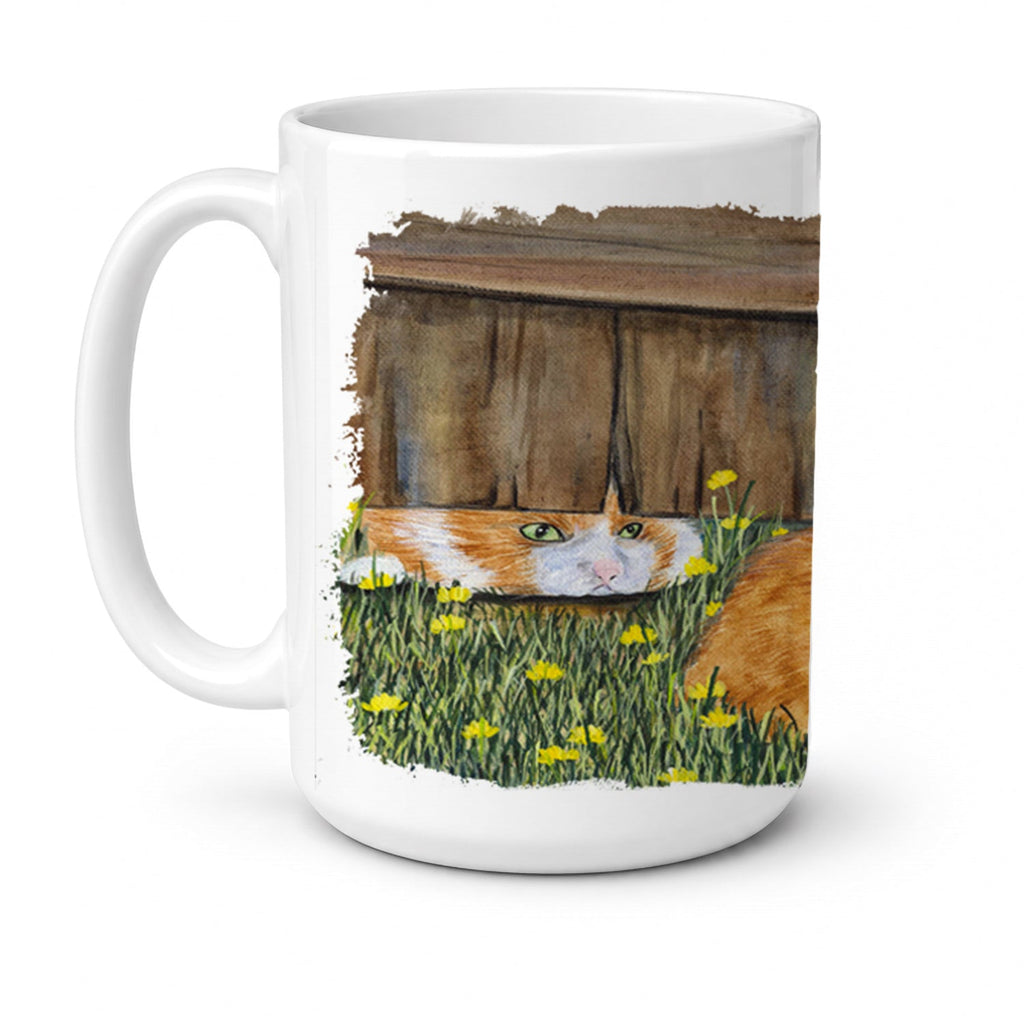 Corgi Ceramic Coffee Mug 15 oz Decorative Large C Handle Mug Cup for Tea, Cocoa Hot Chocolate