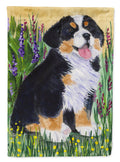 Bernese Mountain Dog House Flag 28x40 Porch Sleeve Pole Decorative Outside Yard Banner Artwork Wall Hanging, Polyester