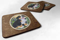 Bernese Mountain Dog Foam Coasters Set of 4 Cup Coasters for Indoor Outdoor, Tabletop Protection, Anti Slip, Mouse pad Material