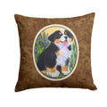 Bernese Mountain Dog Decorative Throw Pillow 14x14 Indoor Outdoor Accent Cushion, Fabric Cover with Insert for Sofa, Bed, Porch & Living Room