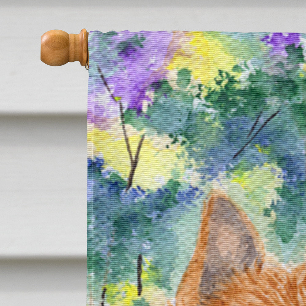 Norwich Terrier House Flag 28x40 Porch Sleeve Pole Decorative Outside Yard Banner Artwork Wall Hanging, Polyester