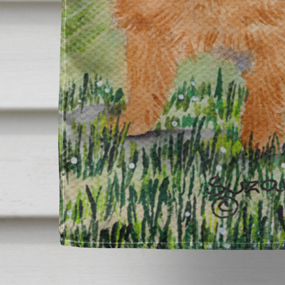 Norwich Terrier House Flag 28x40 Porch Sleeve Pole Decorative Outside Yard Banner Artwork Wall Hanging, Polyester