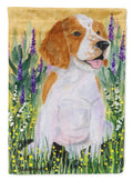 Welsh Springer Spaniel House Flag 28x40 Porch Sleeve Pole Decorative Outside Yard Banner Artwork Wall Hanging, Polyester