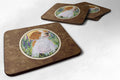 Welsh Springer Spaniel Foam Coasters Set of 4 Cup Coasters for Indoor Outdoor, Tabletop Protection, Anti Slip, Mouse pad Material