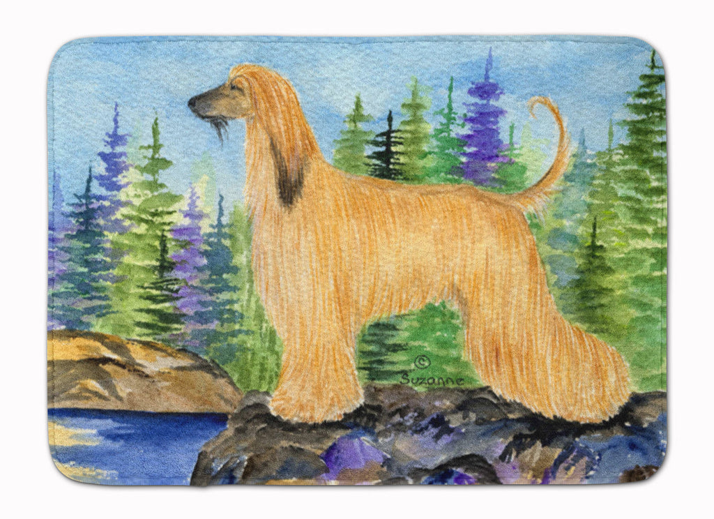 Afghan Hound Memory Foam Kitchen Mat Machine Washable Anti-Fatigue Cushion Comfort Bath or Kitchen Rug