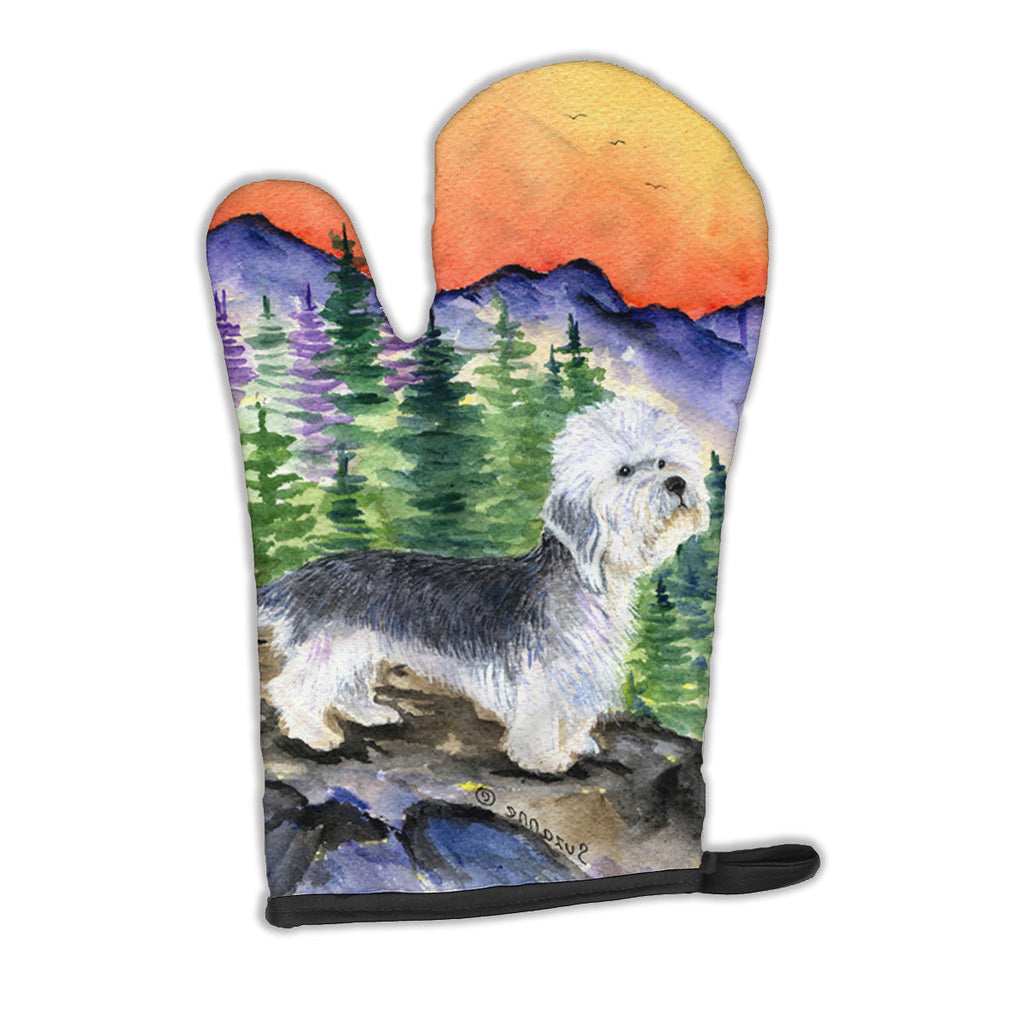 Dandie Dinmont Terrier Oven Mitt Heat Resistant Thick Oven Mitt for Hot Pans and Oven, Kitchen Mitt Protect Hands, Cooking Baking Glove