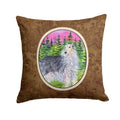 Borzoi Decorative Throw Pillow 14x14 Indoor Outdoor Accent Cushion, Fabric Cover with Insert for Sofa, Bed, Porch & Living Room