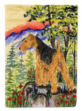 Lakeland Terrier House Flag 28x40 Porch Sleeve Pole Decorative Outside Yard Banner Artwork Wall Hanging, Polyester