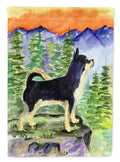 Chihuahua House Flag 28x40 Porch Sleeve Pole Decorative Outside Yard Banner Artwork Wall Hanging, Polyester