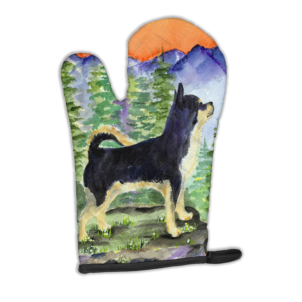 Chihuahua Oven Mitt Heat Resistant Thick Oven Mitt for Hot Pans and Oven, Kitchen Mitt Protect Hands, Cooking Baking Glove