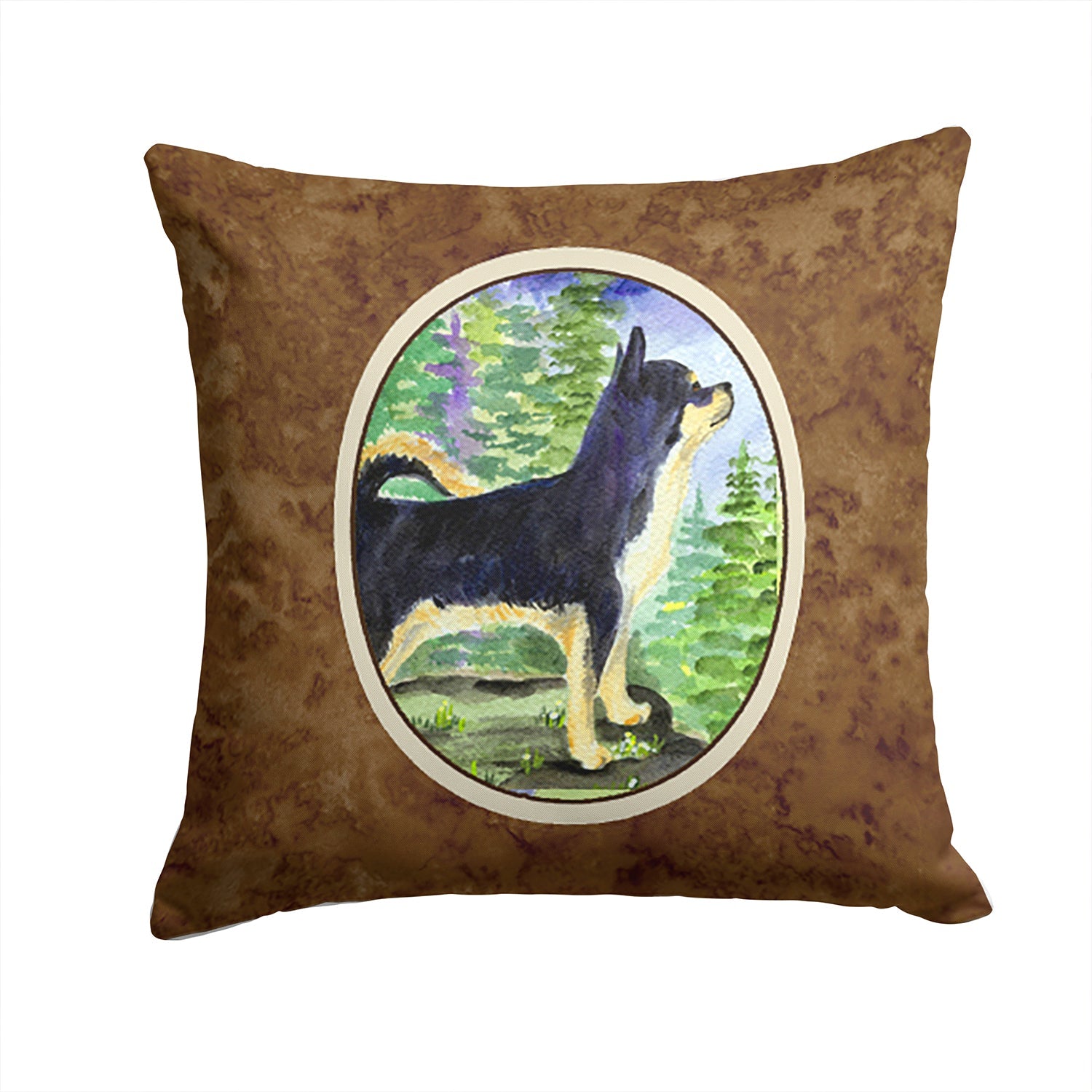 Chihuahua Decorative Throw Pillow 14x14 Indoor Outdoor Accent Cushion, Fabric Cover with Insert for Sofa, Bed, Porch & Living Room