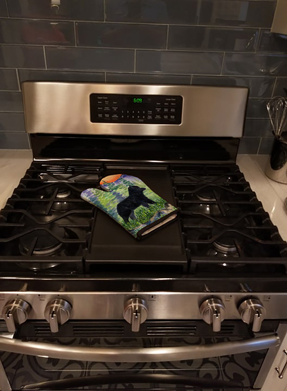 Schipperke Oven Mitt Heat Resistant Thick Oven Mitt for Hot Pans and Oven, Kitchen Mitt Protect Hands, Cooking Baking Glove