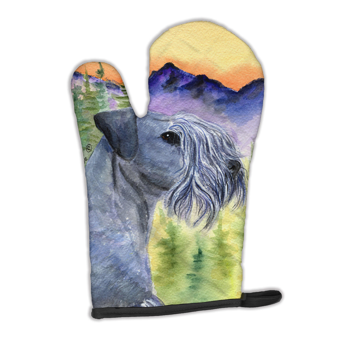 Cesky Terrier Oven Mitt Heat Resistant Thick Oven Mitt for Hot Pans and Oven, Kitchen Mitt Protect Hands, Cooking Baking Glove