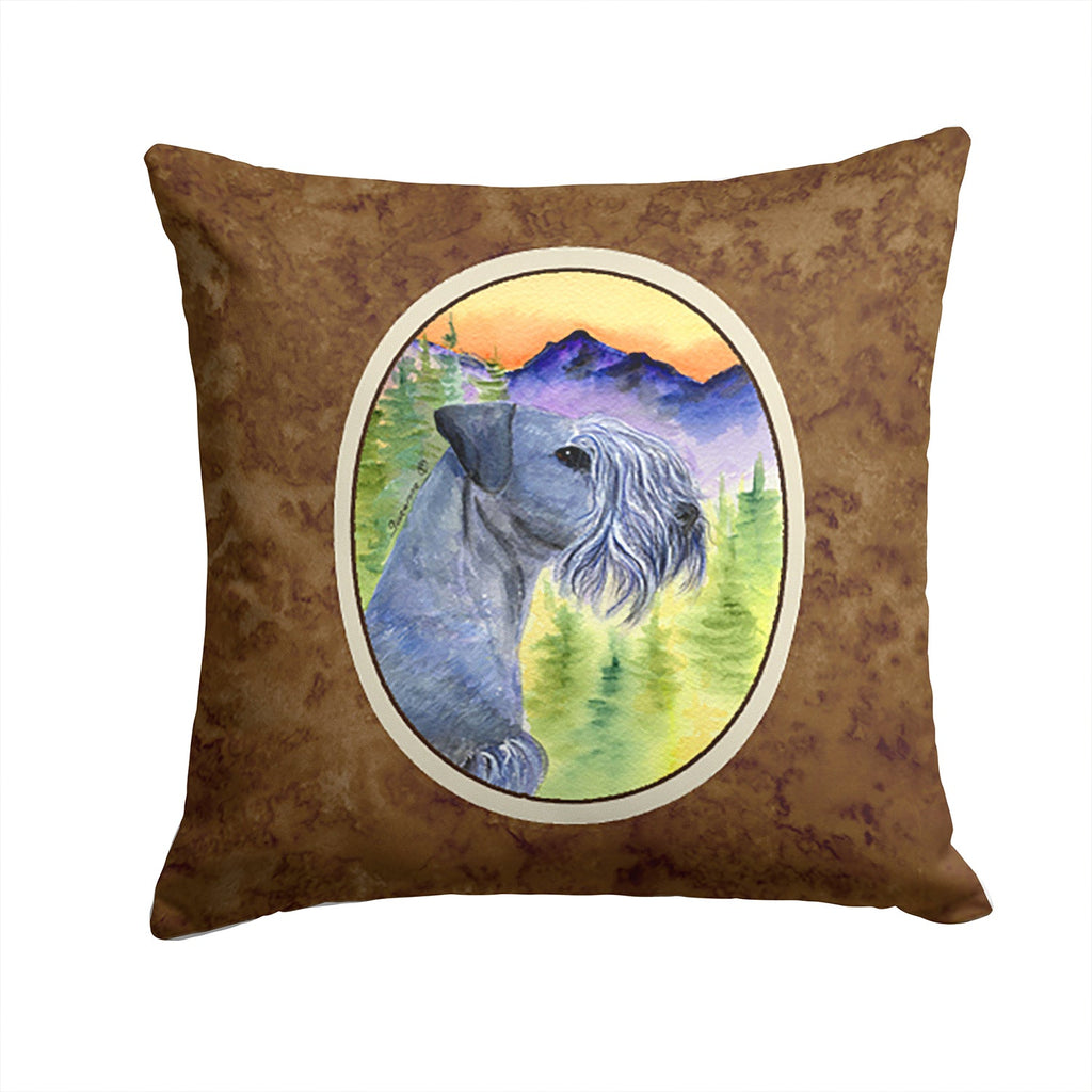 Cesky Terrier Decorative Throw Pillow 14x14 Indoor Outdoor Accent Cushion, Fabric Cover with Insert for Sofa, Bed, Porch & Living Room