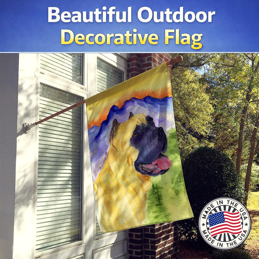 Cane Corso House Flag 28x40 Porch Sleeve Pole Decorative Outside Yard Banner Artwork Wall Hanging, Polyester