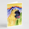 Cane Corso Greeting Cards Pack of 8 Blank Cards with Envelopes Whimsical A7 Size 5x7