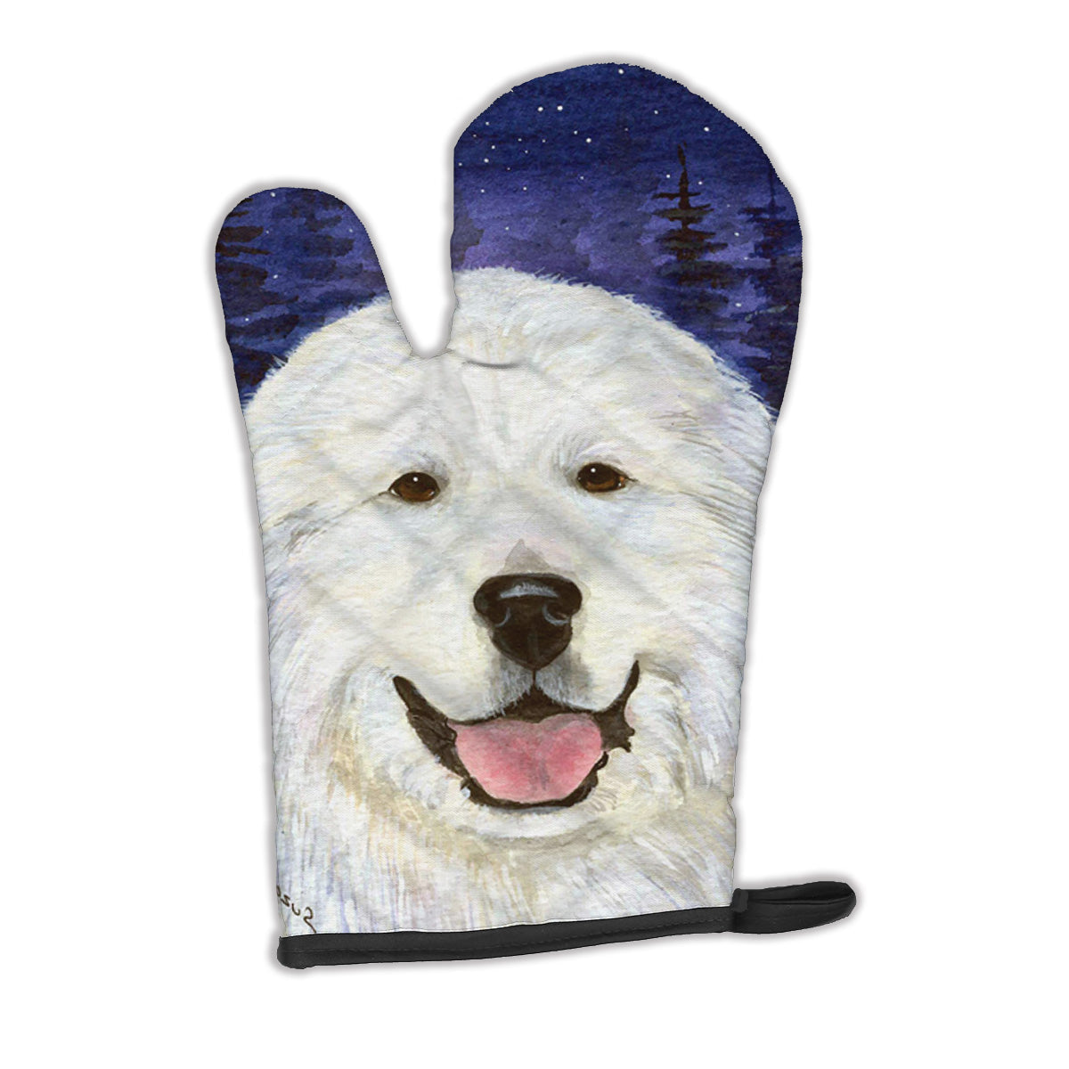 Great Pyrenees Oven Mitt Heat Resistant Thick Oven Mitt for Hot Pans and Oven, Kitchen Mitt Protect Hands, Cooking Baking Glove