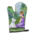 Westie Oven Mitt Heat Resistant Thick Oven Mitt for Hot Pans and Oven, Kitchen Mitt Protect Hands, Cooking Baking Glove