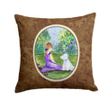 Westie Decorative Throw Pillow 14x14 Indoor Outdoor Accent Cushion, Fabric Cover with Insert for Sofa, Bed, Porch & Living Room