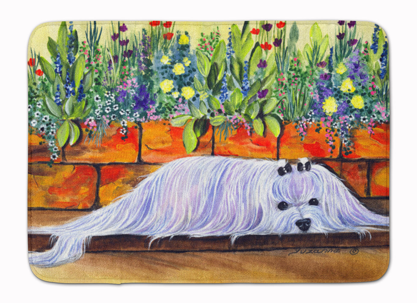 Maltese Memory Foam Kitchen Mat Machine Washable Anti-Fatigue Cushion Comfort Bath or Kitchen Rug
