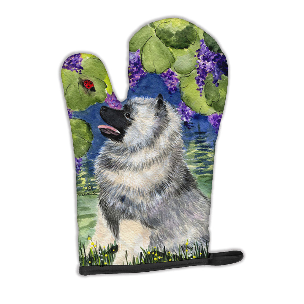 Keeshond Oven Mitt Heat Resistant Thick Oven Mitt for Hot Pans and Oven, Kitchen Mitt Protect Hands, Cooking Baking Glove