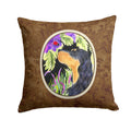 Gordon Setter Decorative Throw Pillow 14x14 Indoor Outdoor Accent Cushion, Fabric Cover with Insert for Sofa, Bed, Porch & Living Room