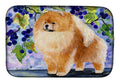 Pomeranian Dish Drying Mat Absorbent Dish Drying Mat Pad for Kitchen Counter Dish Drainer Mat for Countertop, 14 x 21", Multicolor