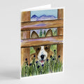 Corgi Greeting Cards Pack of 8 Blank Cards with Envelopes Whimsical A7 Size 5x7