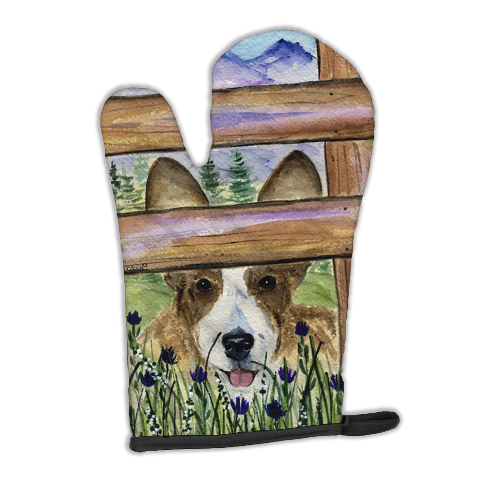 Corgi Oven Mitt Heat Resistant Thick Oven Mitt for Hot Pans and Oven, Kitchen Mitt Protect Hands, Cooking Baking Glove