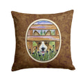 Corgi Decorative Throw Pillow 14x14 Indoor Outdoor Accent Cushion, Fabric Cover with Insert for Sofa, Bed, Porch & Living Room