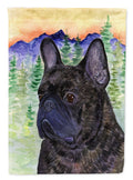 French Bulldog House Flag 28x40 Porch Sleeve Pole Decorative Outside Yard Banner Artwork Wall Hanging, Polyester