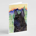 French Bulldog Greeting Cards Pack of 8 Blank Cards with Envelopes Whimsical A7 Size 5x7