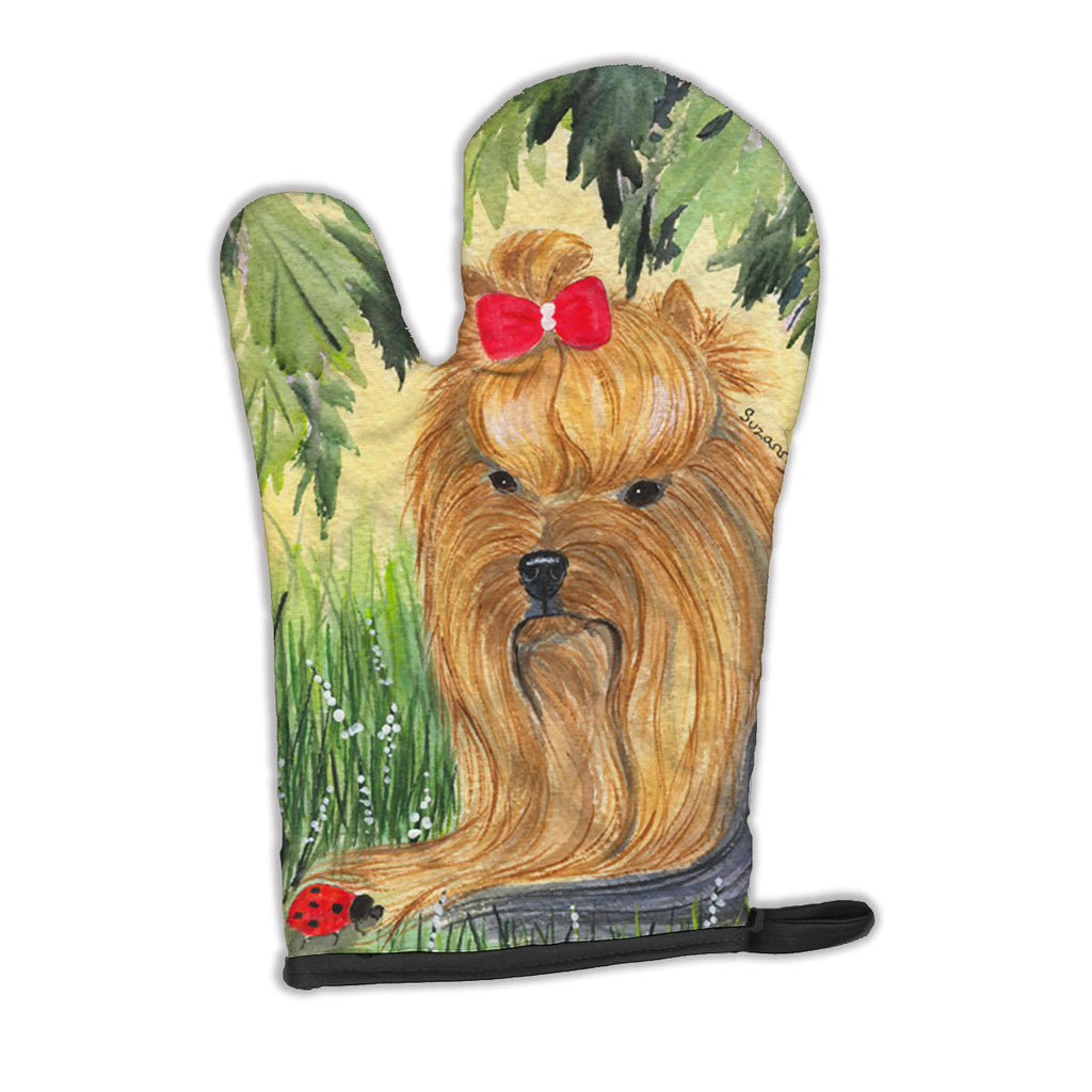 Yorkie Oven Mitt Heat Resistant Thick Oven Mitt for Hot Pans and Oven, Kitchen Mitt Protect Hands, Cooking Baking Glove