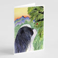 Japanese Chin Greeting Cards Pack of 8 Blank Cards with Envelopes Whimsical A7 Size 5x7