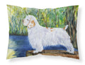 Clumber Spaniel Standard Pillowcase Lightweight Super Soft Easy Care Decorative Artwork Pillowcase, Standard