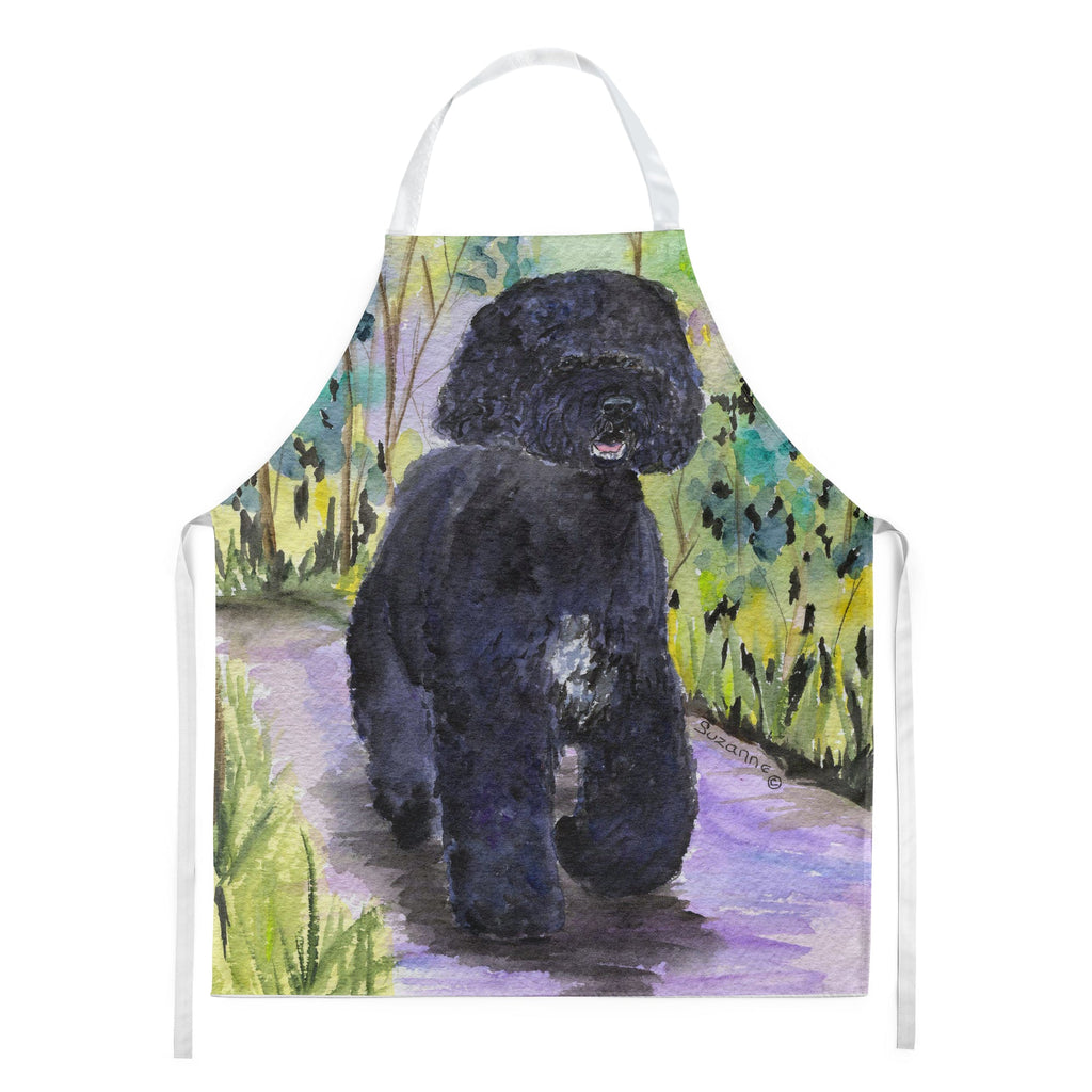 Portuguese Water Dog Apron Cooking Kitchen Server Baking Crafts Gardening for Adult Women Men, Unisex, Large, Multicolor
