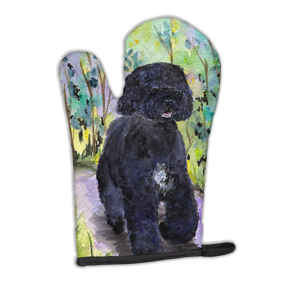 Portuguese Water Dog Oven Mitt Heat Resistant Thick Oven Mitt for Hot Pans and Oven, Kitchen Mitt Protect Hands, Cooking Baking Glove