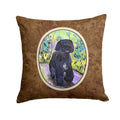 Portuguese Water Dog Decorative Throw Pillow 14x14 Indoor Outdoor Accent Cushion, Fabric Cover with Insert for Sofa, Bed, Porch & Living Room