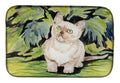 Cat - Burmese Dish Drying Mat Absorbent Dish Drying Mat Pad for Kitchen Counter Dish Drainer Mat for Countertop, 14 x 21", Multicolor