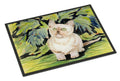 Cat - Burmese Doormat Indoor Outdoor 18H X 27W Front Door Mat Rugs for Entryway, Non Slip Washable