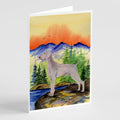 Weimaraner Greeting Cards Pack of 8 Blank Cards with Envelopes Whimsical A7 Size 5x7
