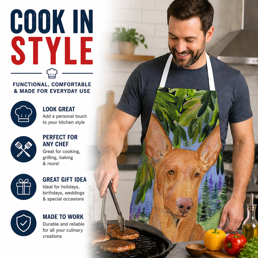 Pharoh Hound Apron Cooking Kitchen Server Baking Crafts Gardening for Adult Women Men, Unisex, Large, Multicolor