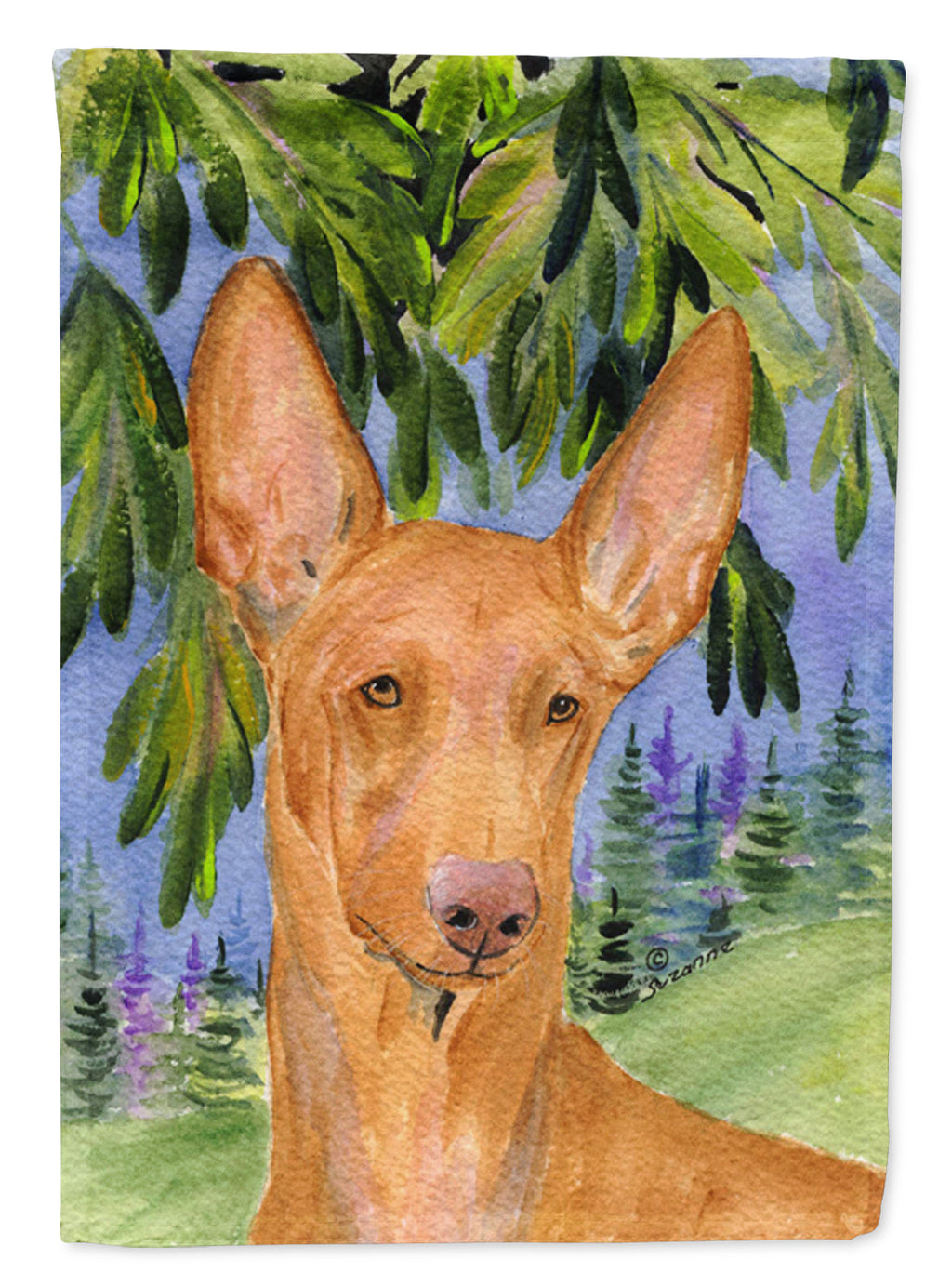 Pharoh Hound House Flag 28x40 Porch Sleeve Pole Decorative Outside Yard Banner Artwork Wall Hanging, Polyester