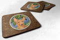 Pharoh Hound Foam Coasters Set of 4 Cup Coasters for Indoor Outdoor, Tabletop Protection, Anti Slip, Mouse pad Material