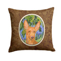 Pharoh Hound Decorative Throw Pillow 14x14 Indoor Outdoor Accent Cushion, Fabric Cover with Insert for Sofa, Bed, Porch & Living Room