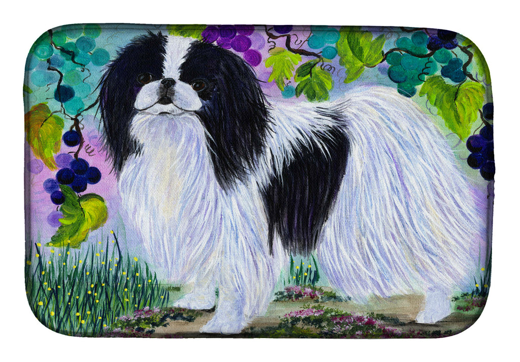 Japanese Chin Dish Drying Mat Absorbent Dish Drying Mat Pad for Kitchen Counter Dish Drainer Mat for Countertop, 14 x 21", Multicolor