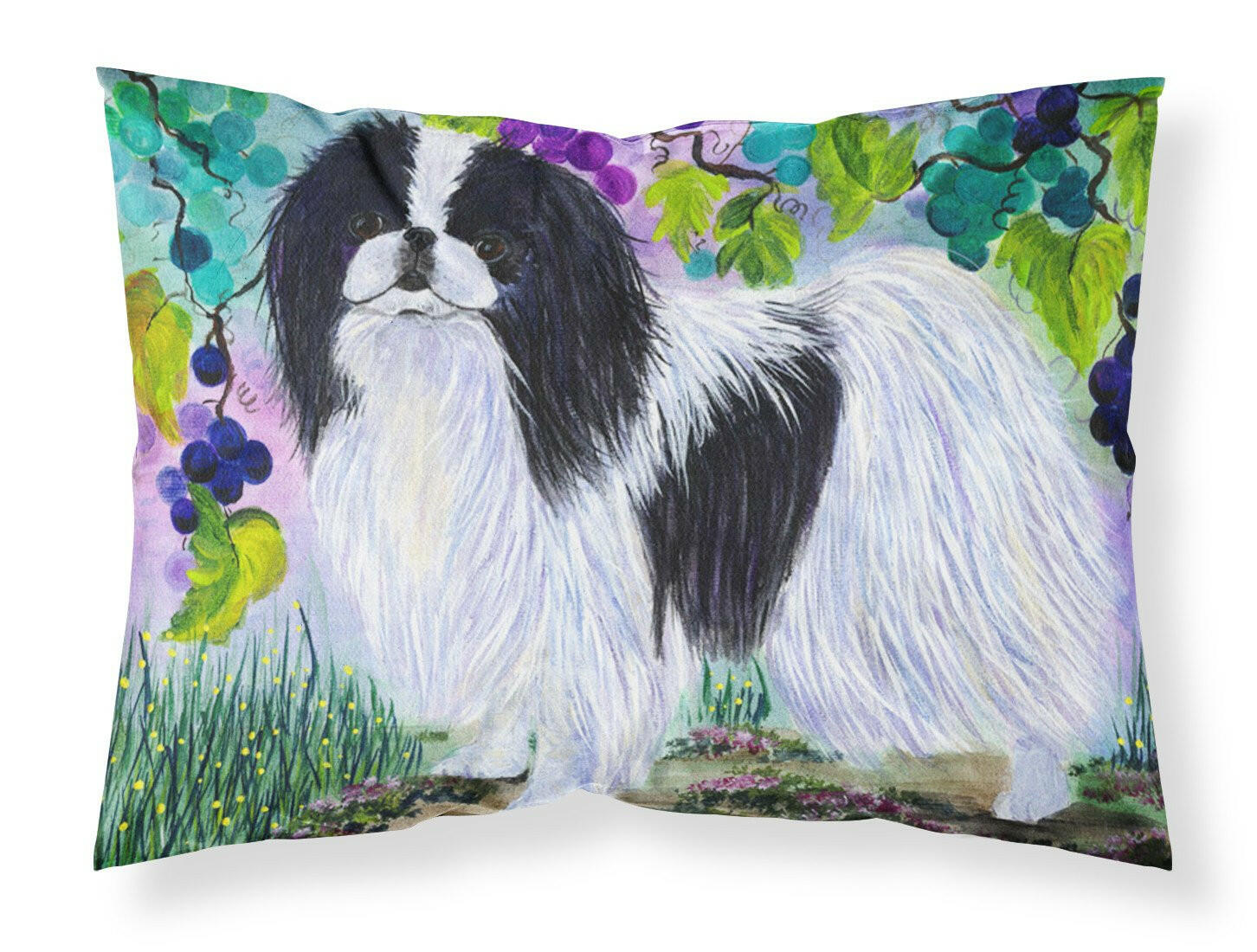 Japanese Chin Standard Pillowcase Lightweight Super Soft Easy Care Decorative Artwork Pillowcase, Standard