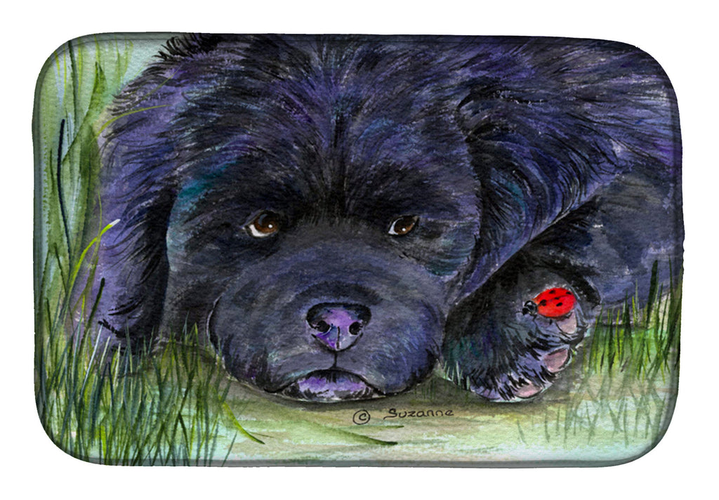 Newfoundland Dish Drying Mat Absorbent Dish Drying Mat Pad for Kitchen Counter Dish Drainer Mat for Countertop, 14 x 21", Multicolor