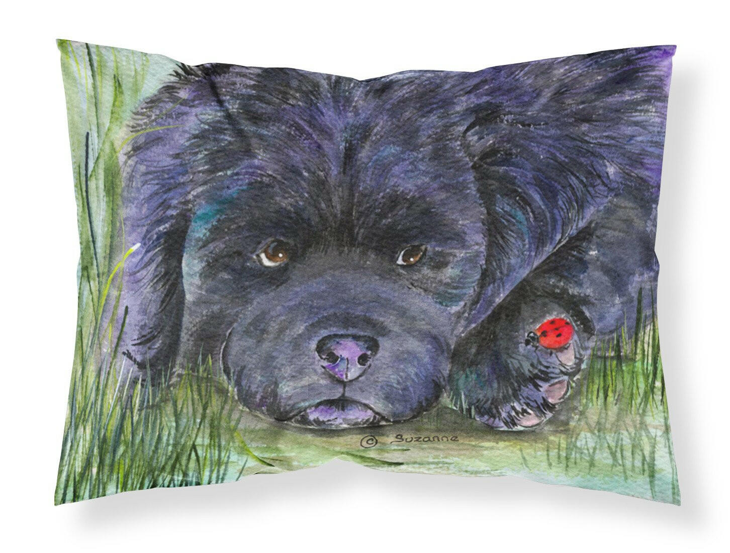 Newfoundland Standard Pillowcase Lightweight Super Soft Easy Care Decorative Artwork Pillowcase, Standard