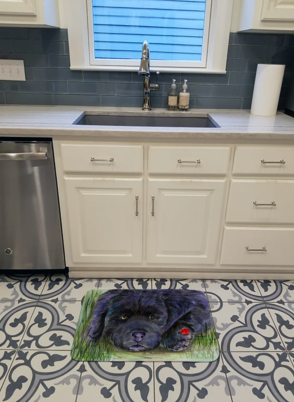 Newfoundland Memory Foam Kitchen Mat Machine Washable Anti-Fatigue Cushion Comfort Bath or Kitchen Rug